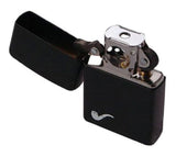 Zippo Pipe Lighter, Black Matte Finish, Genuine Windproof Lighter #218PL