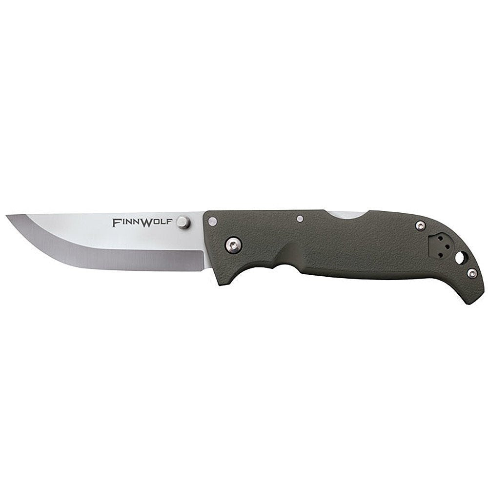 Cold Steel Finn Wolf Knife, Tri-Ad Lockback, Griv-Ex Handle #20NPF