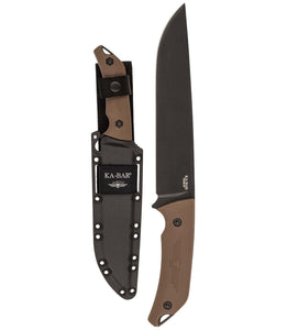 KA-BAR Camp Turok 8" Fixed Blade Knife + Sheath, Made in USA #7511
