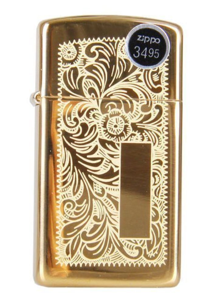 Zippo High Polish Brass Venetian Lighter #1652B