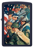Zippo Norman Rockwell A Pictoral History of the US Army Lighter #48698