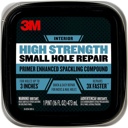 3M High Strength Small Hole Repair, 16 oz #SHR-16-BB