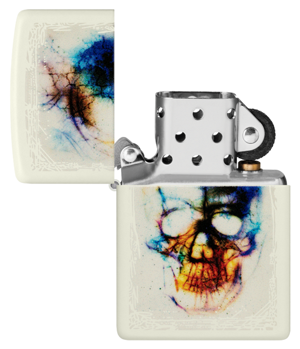 Zippo Smokey Skull Design, Glow-In-The-Dark Lighter #48563