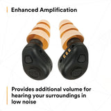 3M PELTOR Tactical Earplug Kit, NRR 23dB, Rechargeable, Construction, Law Enforcement #TEP-200