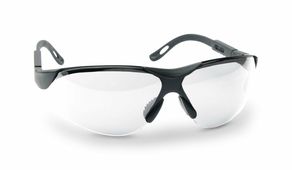 Walker's Elite Premium Shooting Glasses, Clear Lens Black Frame #XSGL-CLR