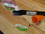 AccuSharp GardenSharp Classic Tool Sharpener, White/Green #006C