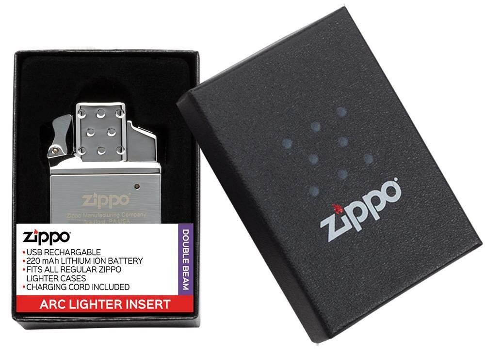 Zippo Arc Lighter Insert, USB Rechargeable Electric Lighter Insert Plasma #65828