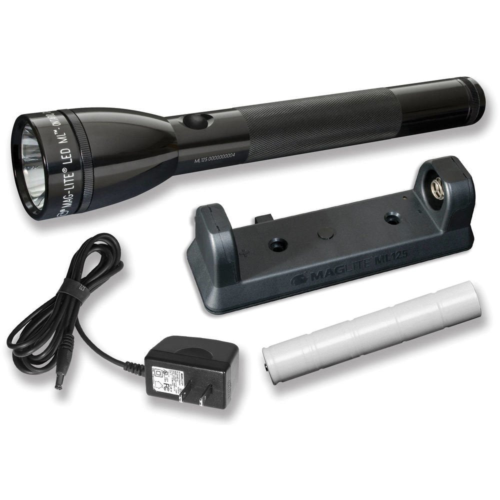 MAGLITE ML125 LED Rechargeable Flashlight System, 193 Lumens #ML125-33014