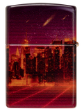 Zippo Cyberpunk City Skyline 540 Color Design, Matte Finish Lighter #48505
