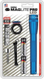 MAGLITE Mini Pro LED Flashlight 2-Cell AA Combo Pack, Blue #SP2P11C