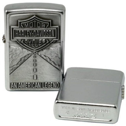 Zippo Harley-Davidson American Legend Emblem, Street Chrome Lighter #20229