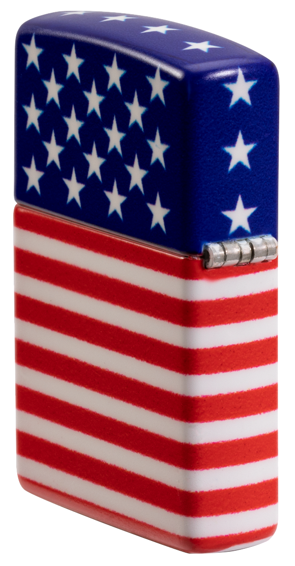Zippo American Flag 540 Wrap Design Matte Lighter #48700