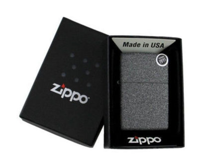 Zippo Iron Stone Lighter, Gray, Windproof #211