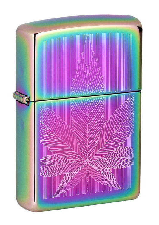 Zippo Cannabis Multicolor Spectrum Windproof Lighter #49632