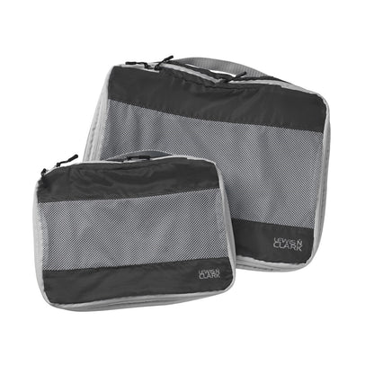 Lewis N. Clark ElectroLight Expandable Packing Cube Set, 2-Pack, Charcoal #1125CHR