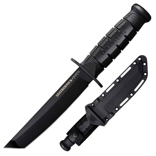 Cold Steel Leatherneck Tanto, German D2 Steel, Black Powder Coating #39LSFCT