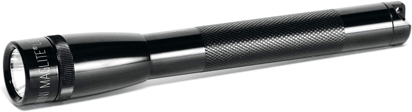 MAGLITE Mini LED 2 Cell AA Pro Flashlight, Black #SP2P017