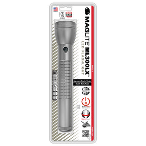 MAGLITE ML300LX LED 3-Cell D Flashlight, Urban Grey #ML300LX-S3RJ6