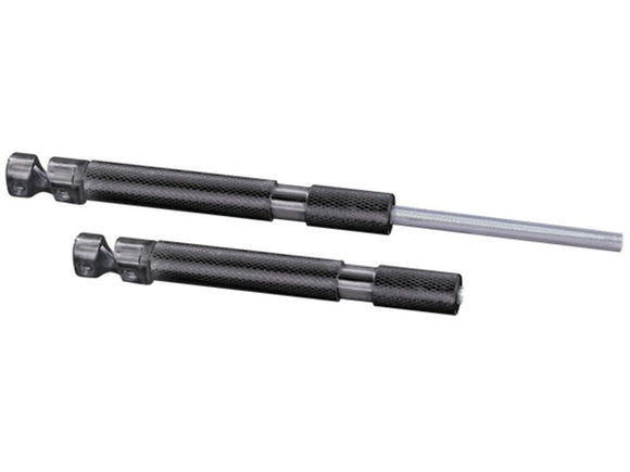 Lansky Retractable Diamond / Carbide Tactical Sharpening Rod, Fine Grit #LCD02