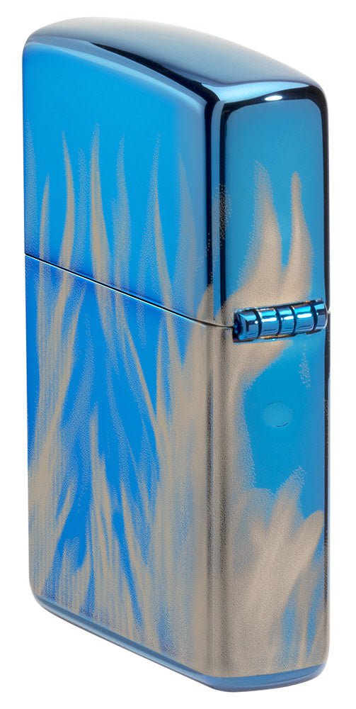 Zippo Harley Davidson Motorcycles, High Polish Blue Lighter #49469