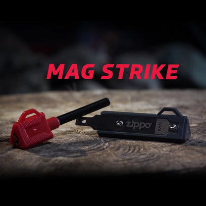 Zippo Mag Strike Fire Starter, Ferro Rod and Striker, Triangular Body #40477