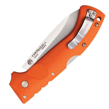 Cold Steel Ultimate Hunter Knife, American S35VN, Orange #30URY
