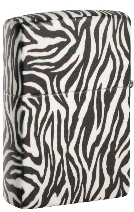 Zippo Zebra Stripes Animal Print, 540 Design Lighter #48223