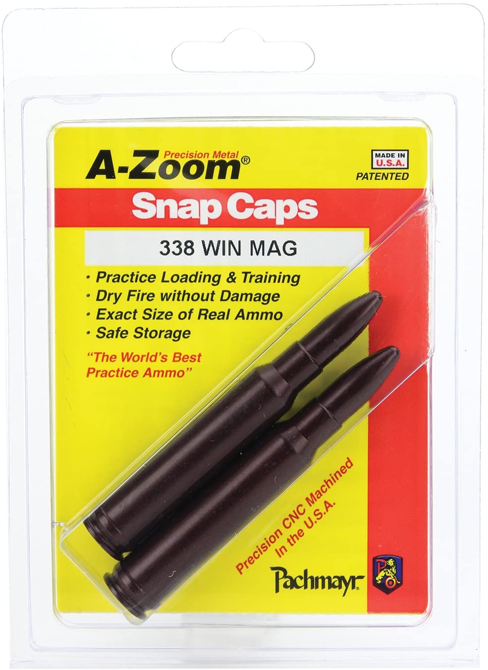 Lyman A-ZOOM 338 WIG SNAPCAP 2PK #12230