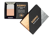 Zippo Bimetal Case, Solid Copper and Sterling Silver Lid Lighter #48694