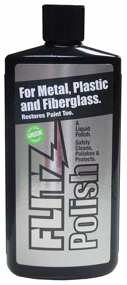 Flitz Liquid Metal Polish for Metal, Plastic & Fiberglass 100 mL Bottle #LQ04535