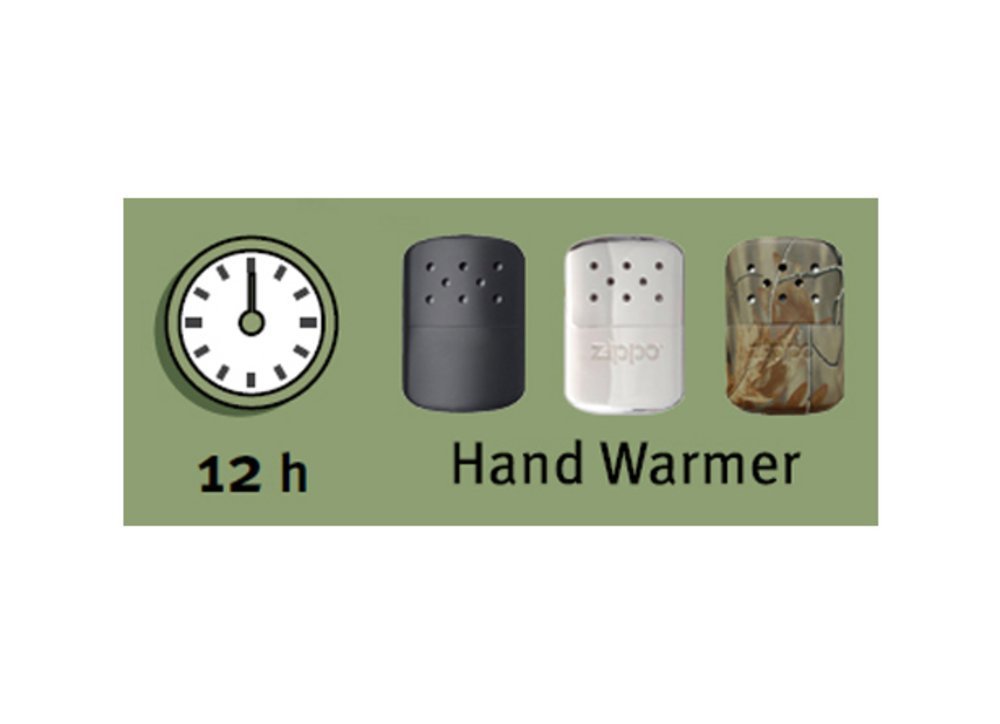 Zippo Hand Warmer, Pearl White, 6-Hour #40322