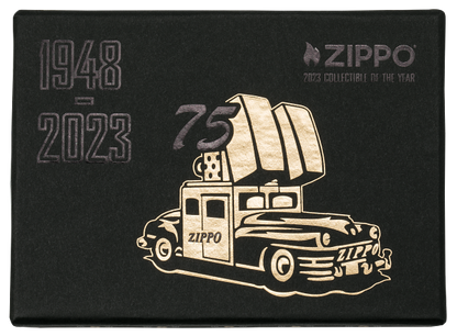 Zippo 2023 Collectible Of The Year, High Polish Black Armor Lighter #48691