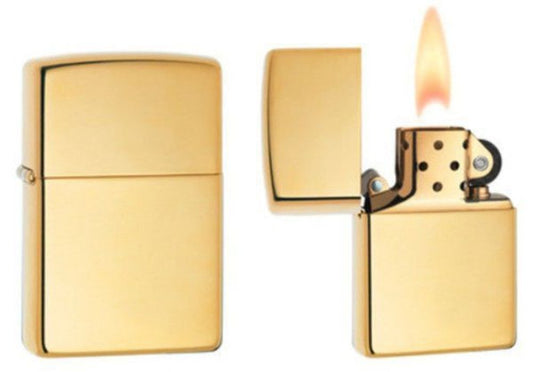 Zippo Armor High Polish Brass Lighter #169