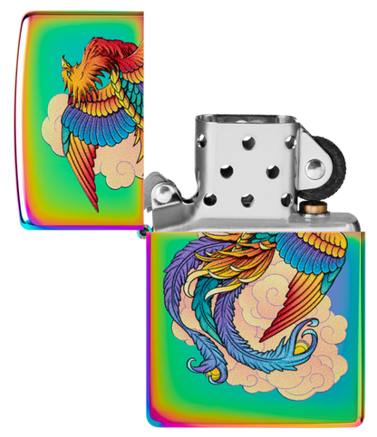 Zippo Mythical Phoenix Design, Multi Color Lighter #48607