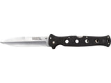 Cold Steel Counter Point XL Knife, Spear Point, Black Griv-Ex, Tri-Ad #10AA