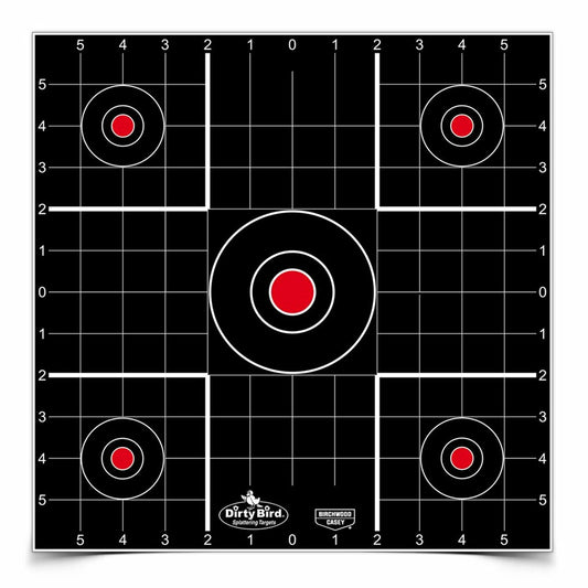 Birchwood Casey Dirty Bird, 12 inch Sight-In Target, 12 Targets #35212