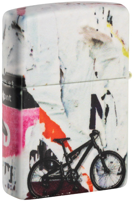 Zippo Pop Culture Anarchy, White Matte 540 Design Lighter #48215
