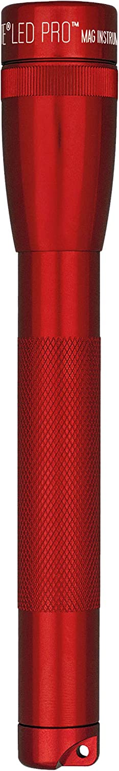MAGLITE Mini Pro LED Flashlight 2-Cell AA Combo Pack, Red #SP2P03C