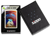 Zippo UFO Alien Abduction Glow-In-The-Dark Windproof Lighter #49838