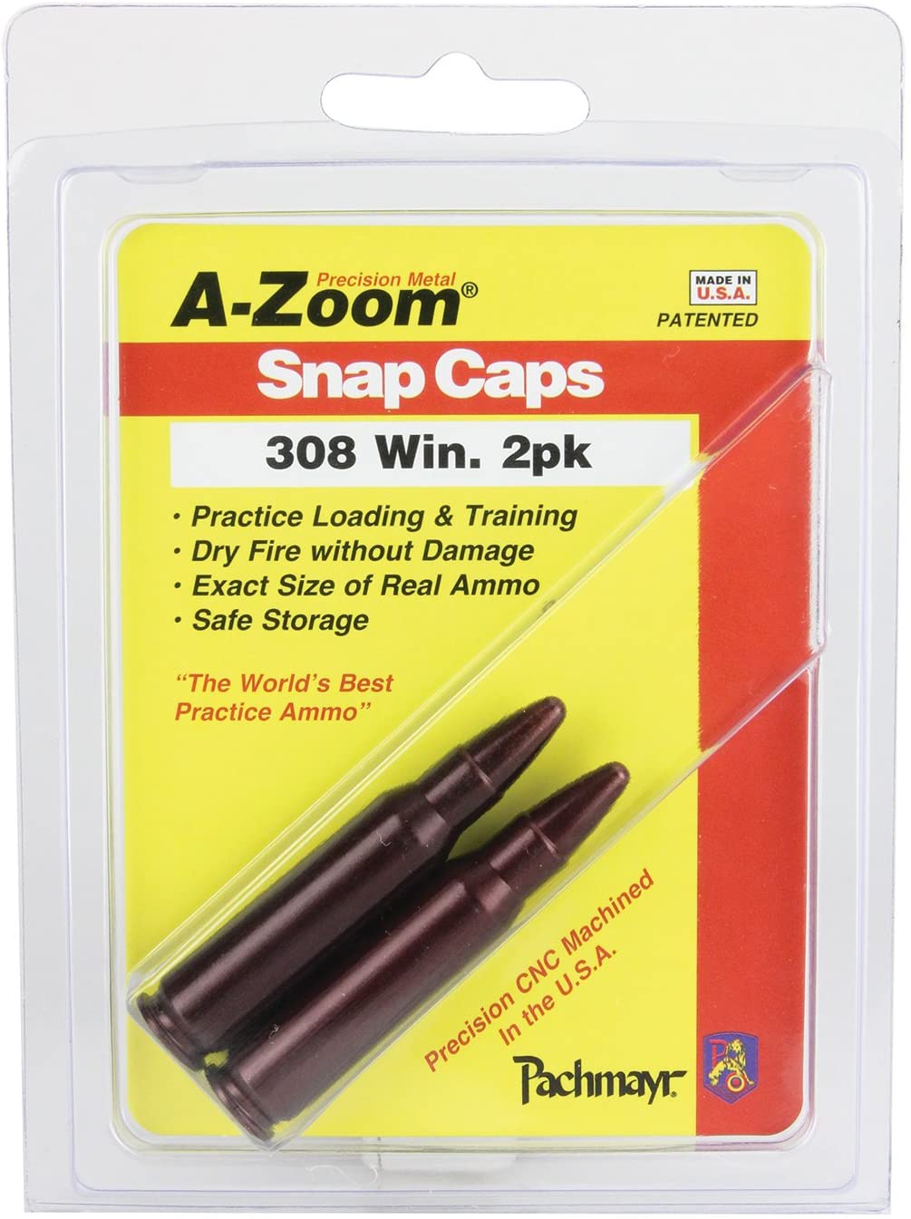 Lyman A-ZOOM 308 WIN  SNAP CAP  2PK #12228