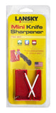Lansky Mini Crock Stick, Red, Portable Knife Fish Hook Sharpener Keychain #LCKEY