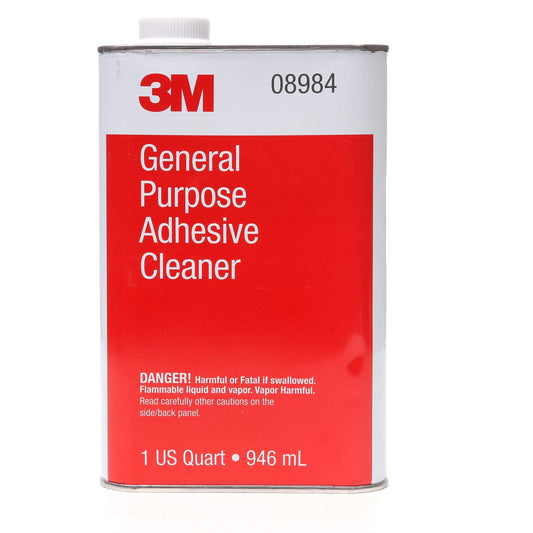 3M General Purpose Adhesive Cleaner, 1 Quart Can #08984