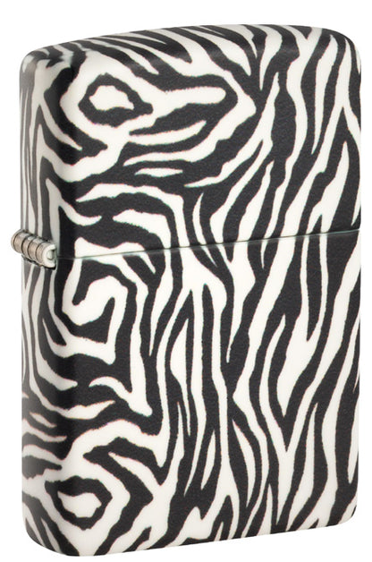 Zippo Zebra Stripes Animal Print, 540 Design Lighter #48223
