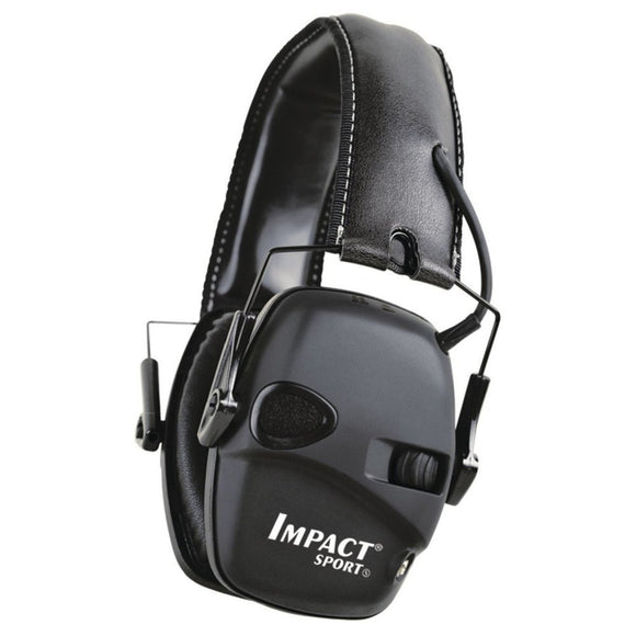 Howard Leight Impact Sport, Electronic Earmuff, Black #1030942