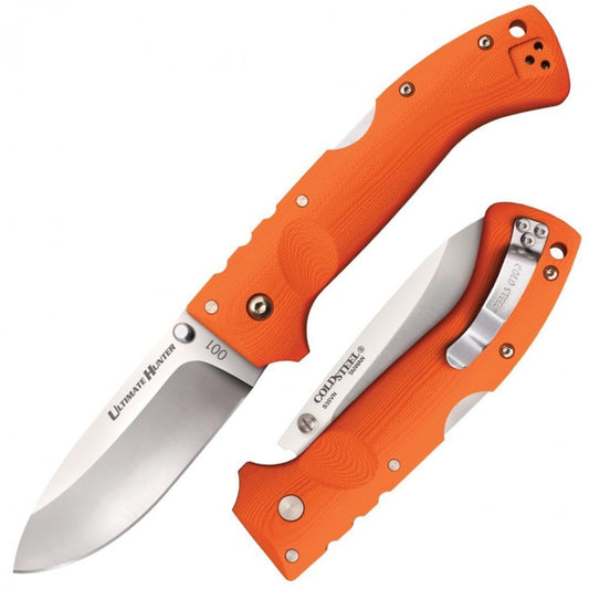 Cold Steel Ultimate Hunter Knife, American S35VN, Orange #30URY