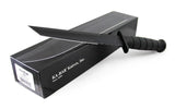 Ka-Bar Black 8" Tanto Fixed Blade Knife, KRTN Handle w/Hard Sheath USA #1245