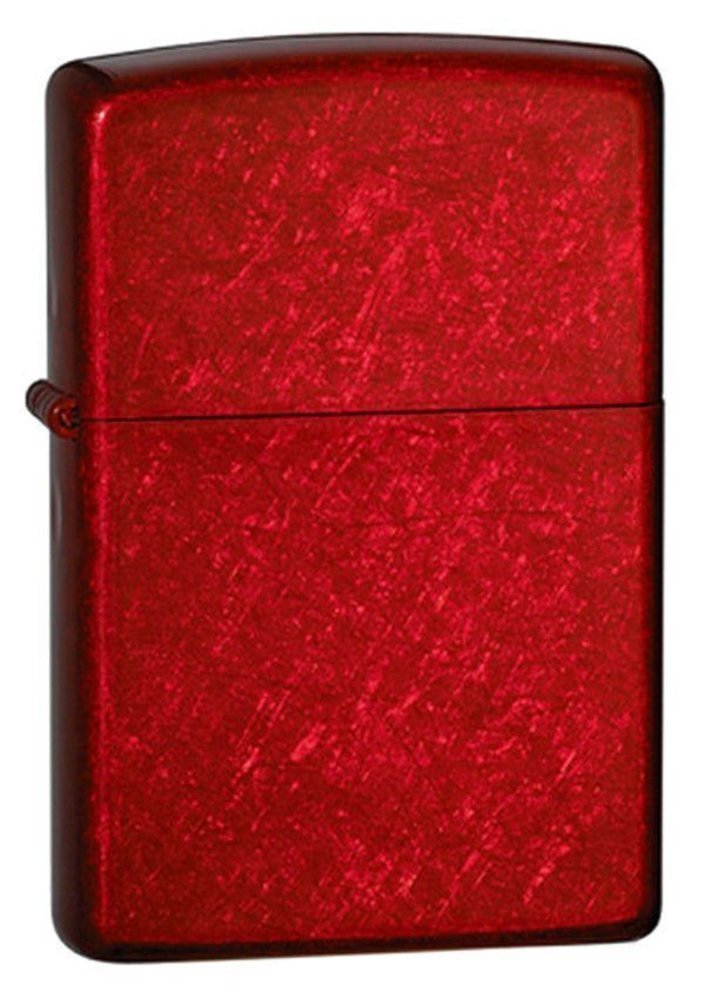 Zippo Candy Apple Red Lighter, Translucent Coating #21063