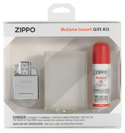 Zippo Butane Insert Gift Set, Double Torch Insert + Butane #52RBDI