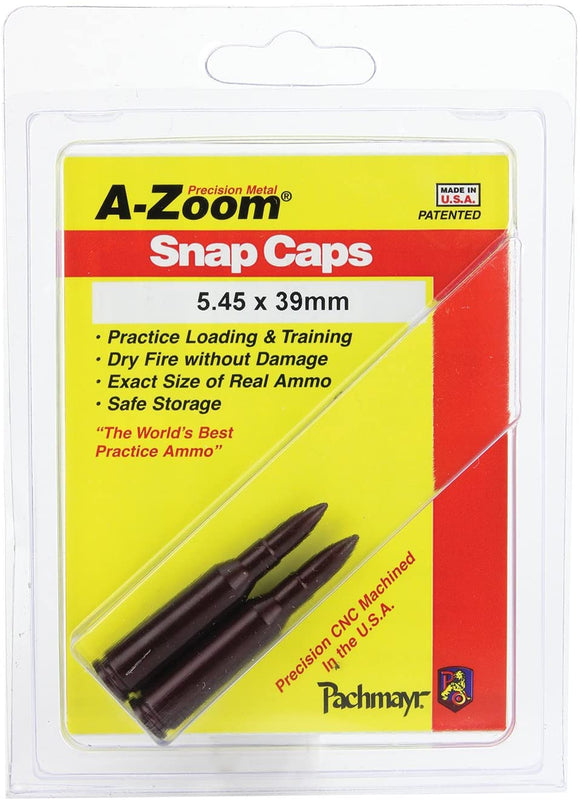 A-ZOOM 5.45 X 39R SNAP CAP 2PK #12285