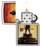 Zippo Frank Frazetta The Executioner Design, Street Chrome Lighter #48556